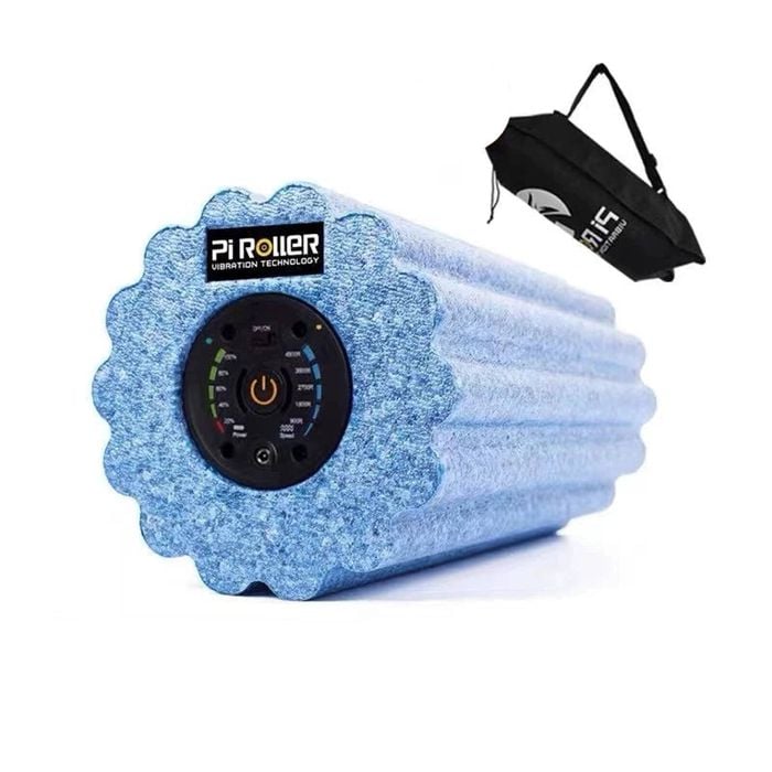 NNETB Electric Foam Roller for Muscle Relaxation Blue Wave Design