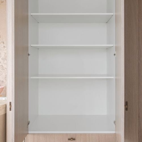 CUSTOMpine cabinetry with levels of storage