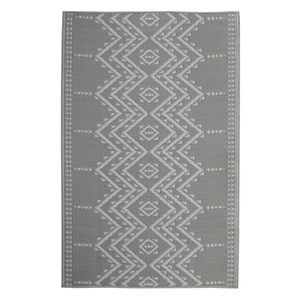 Fab Habitat 150x238cm Stone Ayana Recycled Plastic Outdoor Rug