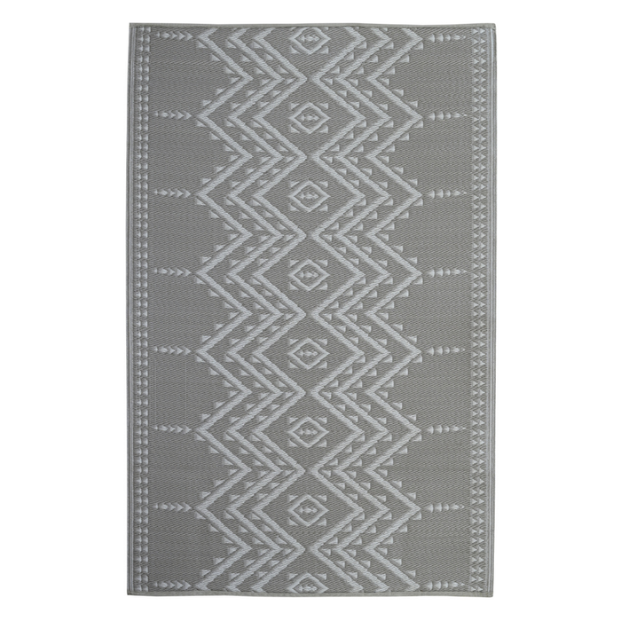 Fab Habitat 150x238cm Stone Ayana Recycled Plastic Outdoor Rug