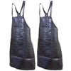 2x Pierre Cardin Professional Leather Apron Butcher Woodwork Barber Chef Black