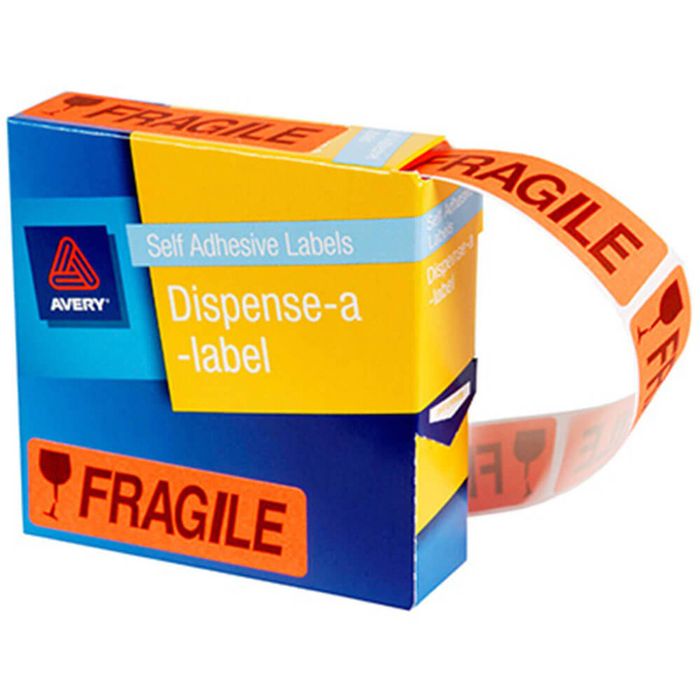 Avery Self-Adhesive Labels 125pcs (19x64mm) (Fragile)