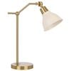 Telbix Kylan Modern Table Desk Lamp Light Metal Antique Gold Gloss Matte