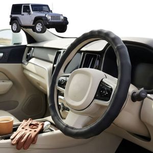 Australian Goose Steering Wheel Cover for Jeep Wrangler 2007 - 2018 (Rubicon JK) Circle Black
