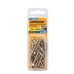Zenith 10G x 40mm Countersunk Rib Head Chipboard Screws - 22 Pack