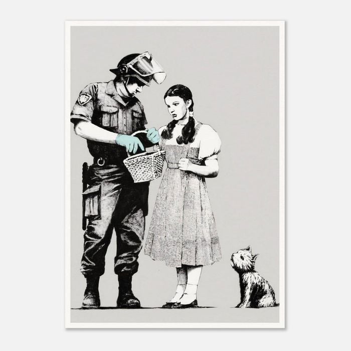 Galrie Banksy Stop and Search Poster 2007 - Museum Quality Art Print, Poster Only, A4 21 x 30cm (8 x 12inch)