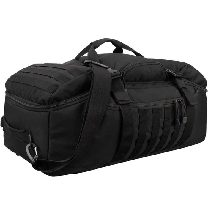 NNEOBA 3-in-1 Travel Duffel Bag Convertible Black
