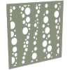ProtectorAl 300 - 1200 x 300 - 1200mm Pale Eucalypt Bubbles Unframed Solid Aluminium Decorative Panel