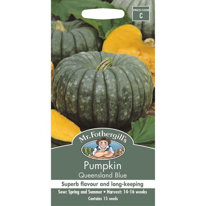 Mr Fothergill's Queensland Blue Pumpkin Vegetable Seeds