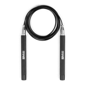 Smai Speed Rope - Premium Black Steel - Black