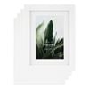 Cooper & Co. 6 x 8inch Mat to 4 x 6inch Set of 4 White Premium Paradise Wooden Photo Frames