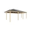 Softwoods 7.2 x 4.9m Hip Ends Pergola / Patio Kit