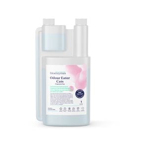 BioEnzymes Odour Eater Cats Fragrance Free 1lt. Enzyme cat urine remover & cleaner with live bacteria