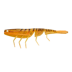 Daiwa BaitJunkie 7" Prawn Soft Plastic Fishing Lure Pumpkin Spice