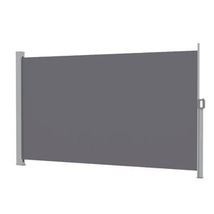 Instahut 1.8X4M Side Awning Retractable Privacy Screen Outdoor Sun Shade Grey