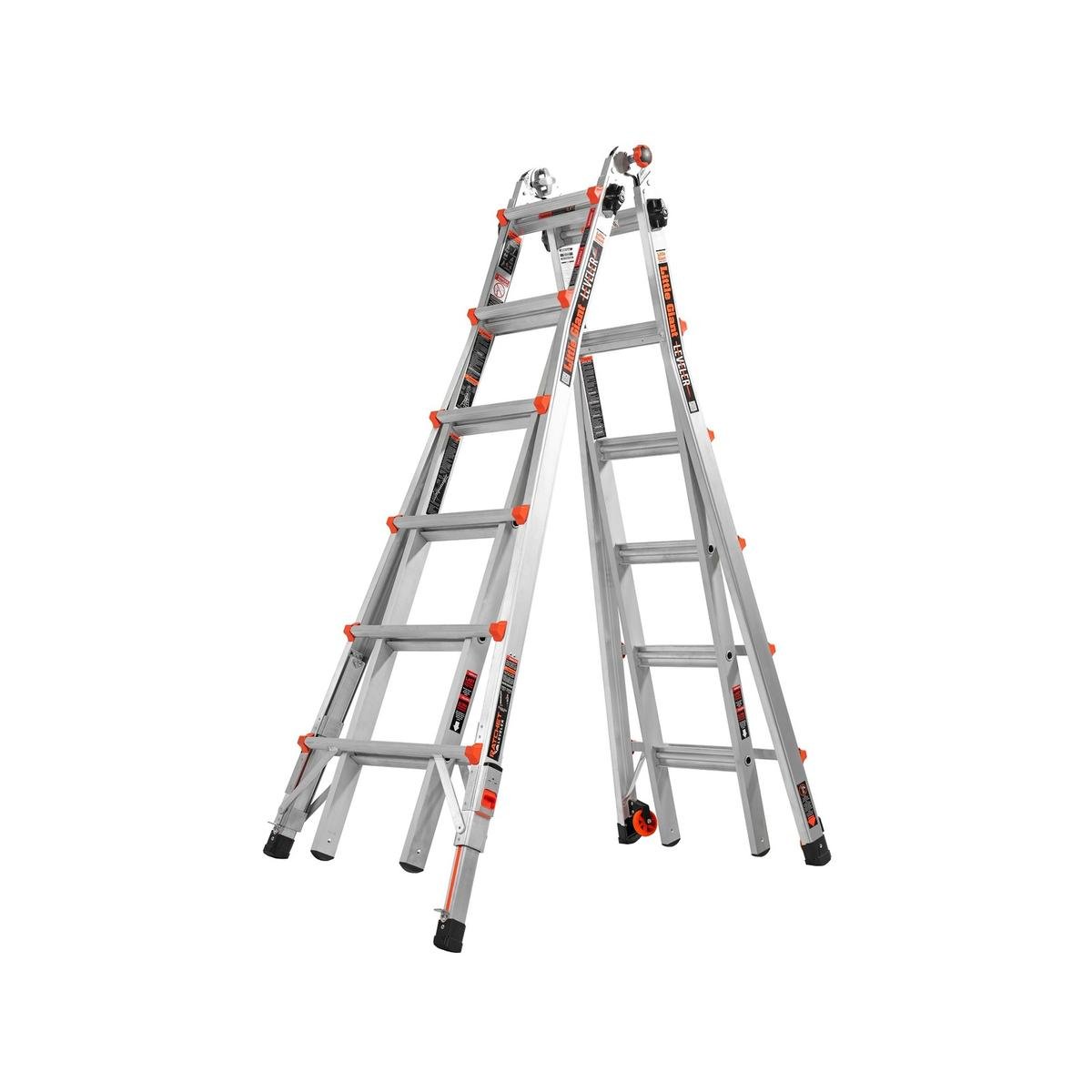 Little Giant 22 Step 150kg Leveler 6 Multi Purpose All-in-One Telescopic Ladder