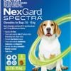 Nexgard Spectra For Medium Dogs  7.6 -15kg Green  - 6 Pack