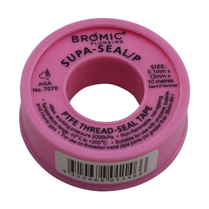 Bromic Tools and Trade Consumables PTFE Pink Thread Seal Tape  7170382BR