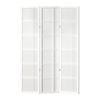 Artiss Room Divider Screen 3 Panel Nova Foldable Wooden Divider White