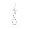 Lexi Lighting Ainhoa LED Floor Lamp - Satin Chrome 140 cm