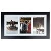 Frankie & Me Wooden Collage 5x7'' Triple Picture Frame Home/Office Decor Black