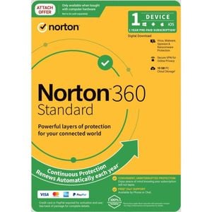 Norton 360 Standard Empower 10gb Au 1 User 1 Device Oem