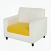 Anyseat Sofa Cover Yellow Polyester Thick Stretchable Cushion For Living Room 1pc Normal Size 145-185cm