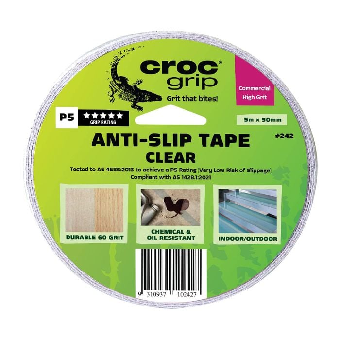 Croc Grip 48mm x 5m Clear Anti-Slip Tape