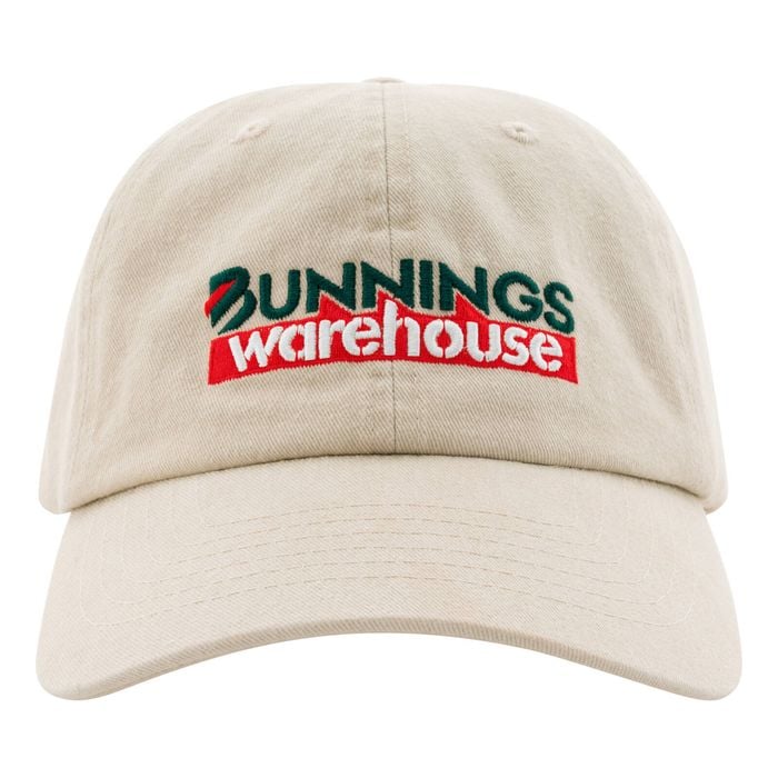 Bunnings Beige Washed Cap