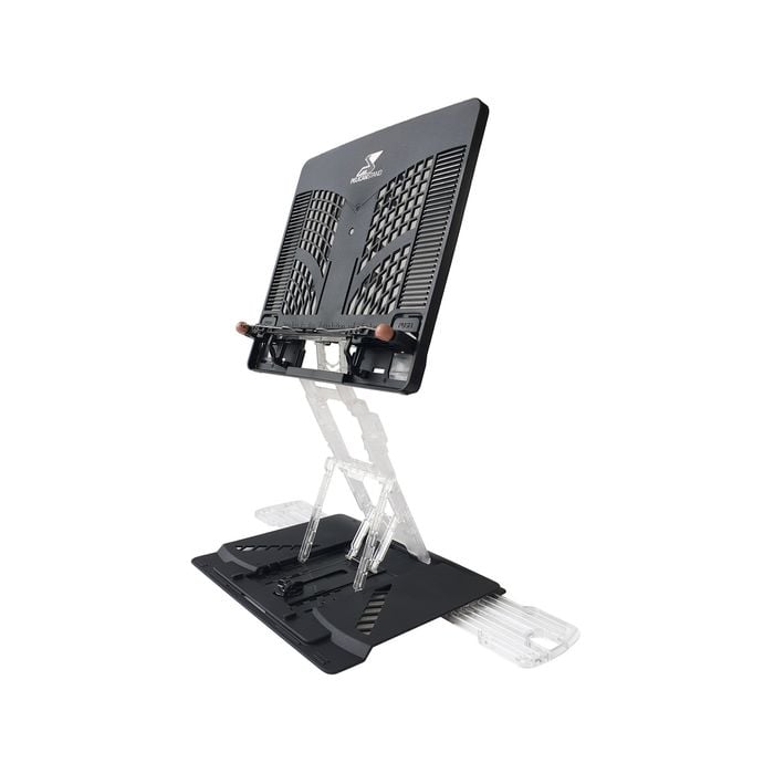 Pelican Stand Black Adjustable Laptop Holder Foldable Tablet Book PC Desk
