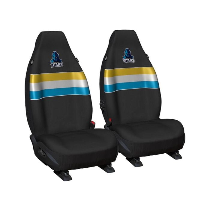 Gold Coast Titans Official Nrl Seat Covers Airbag Compatible Universal Fit