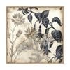 Artey | Bloom Shadows II - Framed Canvas - Natural Frame - 50 x 50cm