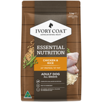 Ivory Coat Essential Adult Dry Dog Food Chicken & Rice 5kg