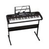 Lenoxx 61-key Electronic Learning Piano Keyboard, Light-up Keys, Lcd Display, With Music Stand Holder