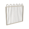 ProtectorAl 800 - 1200 x 1200mm Paperbark Aluminium Pool Gate Loop Top