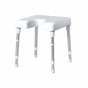 Adjustable Shower Stool - Lightweight, Rust-Resistant, Made in Germany, 130kg Capacity