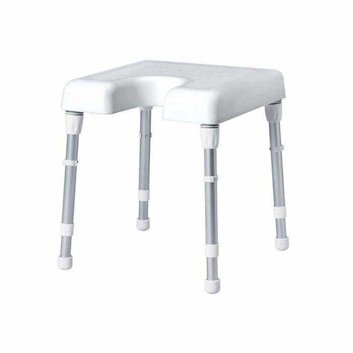Adjustable Shower Stool - Lightweight, Rust-Resistant, Made in Germany, 130kg Capacity