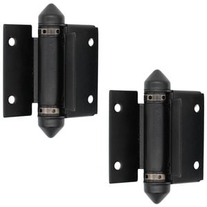 ProtectorAl Black Glass To Wall / Post Hinge