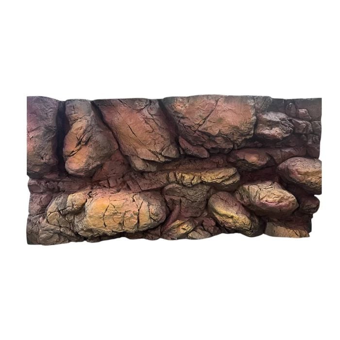 Aquarium Reptile Background 3D Rock Wall Stone 119 x 57cm