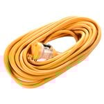 CordTech 15m Heavy Duty Extension Lead With Lock On Socket IP44