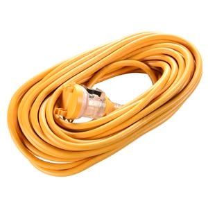 CordTech 15m Heavy Duty Extension Lead With Lock On Socket IP44