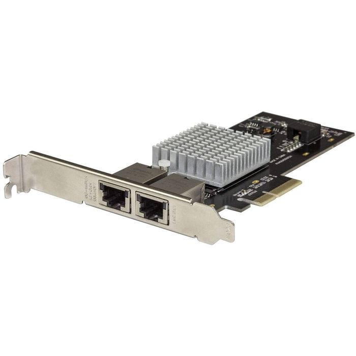 StarTech.com 10Gigabit Ethernet Card - 10GBase-T - Plug-in Card - PCIe Network Adapter Card Dual NIC ports