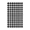 Moda 310x190mm Gingham Black Greaseproof Paper Pack Of 2000