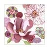 Artey | Petal Profusion I - Stretched Canvas - Stretched Canvas - 120 x 120cm