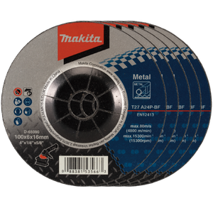 Makita 100 x 6 x 16mm Metal Grinding Disc