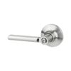 Sylvan Satin Nickel Plate Austin Privacy Lever Set