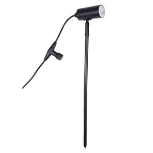 Brilliant 12V 5W Black Artisan RGB Garden Spotlight