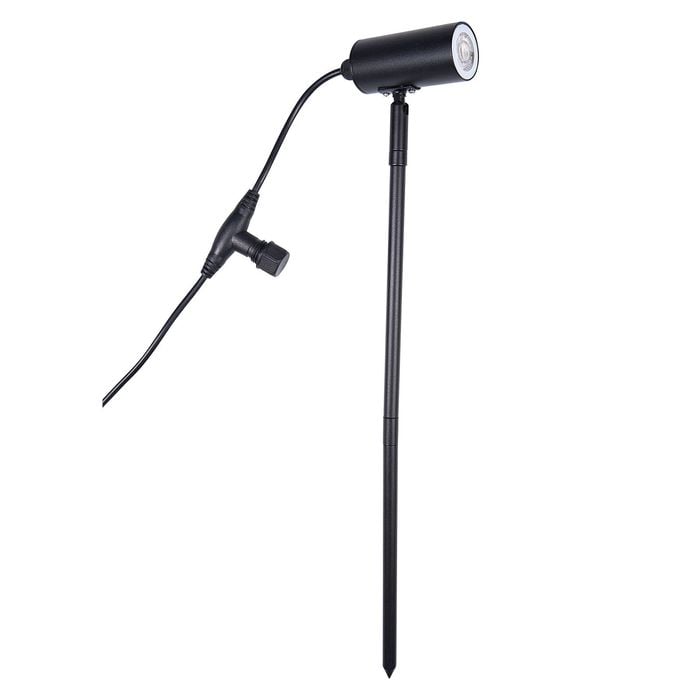 Brilliant 12V 5W Black Artisan RGB Garden Spotlight