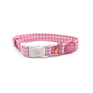 Holly & Co Pinknic Large Pink Stylish Dog Collar
