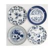 4pc Tokyo Design Porcelain Plates Flora Japonica 25cm Giftbox Dishwasher Safe